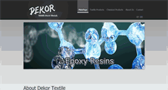 Desktop Screenshot of dekor.com.tr