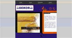 Desktop Screenshot of dekor.ba