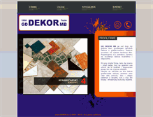 Tablet Screenshot of dekor.ba